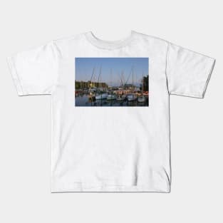 Dusk in Oriental, North Carolina Kids T-Shirt